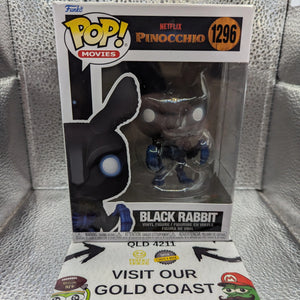 NETFLIX PINOCCHIO - BLACK RABBIT 1296 FUNKO POP! VINYL FIGURE pop FRENLY BRICKS - Open 7 Days