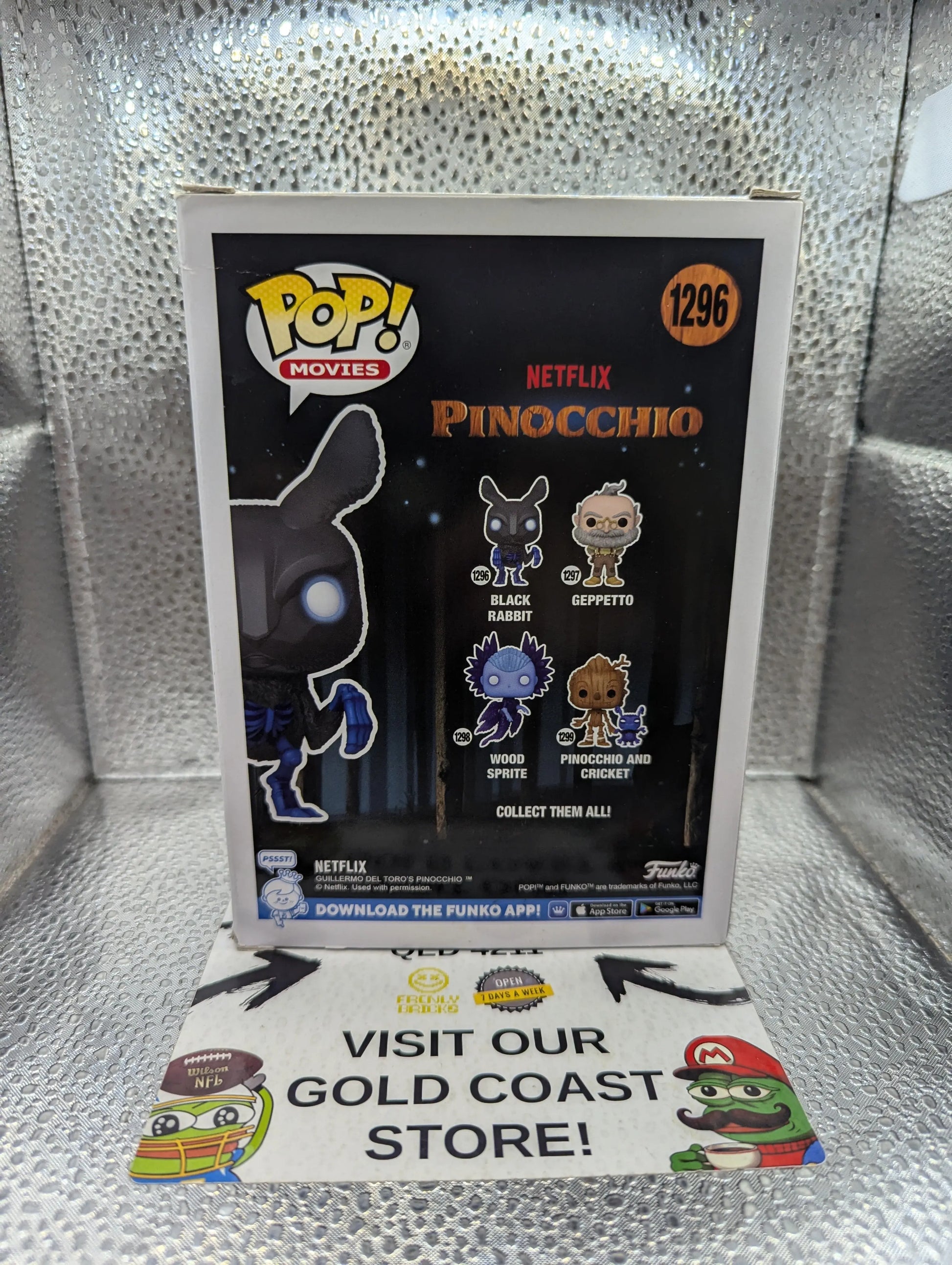 NETFLIX PINOCCHIO - BLACK RABBIT 1296 FUNKO POP! VINYL FIGURE pop FRENLY BRICKS - Open 7 Days