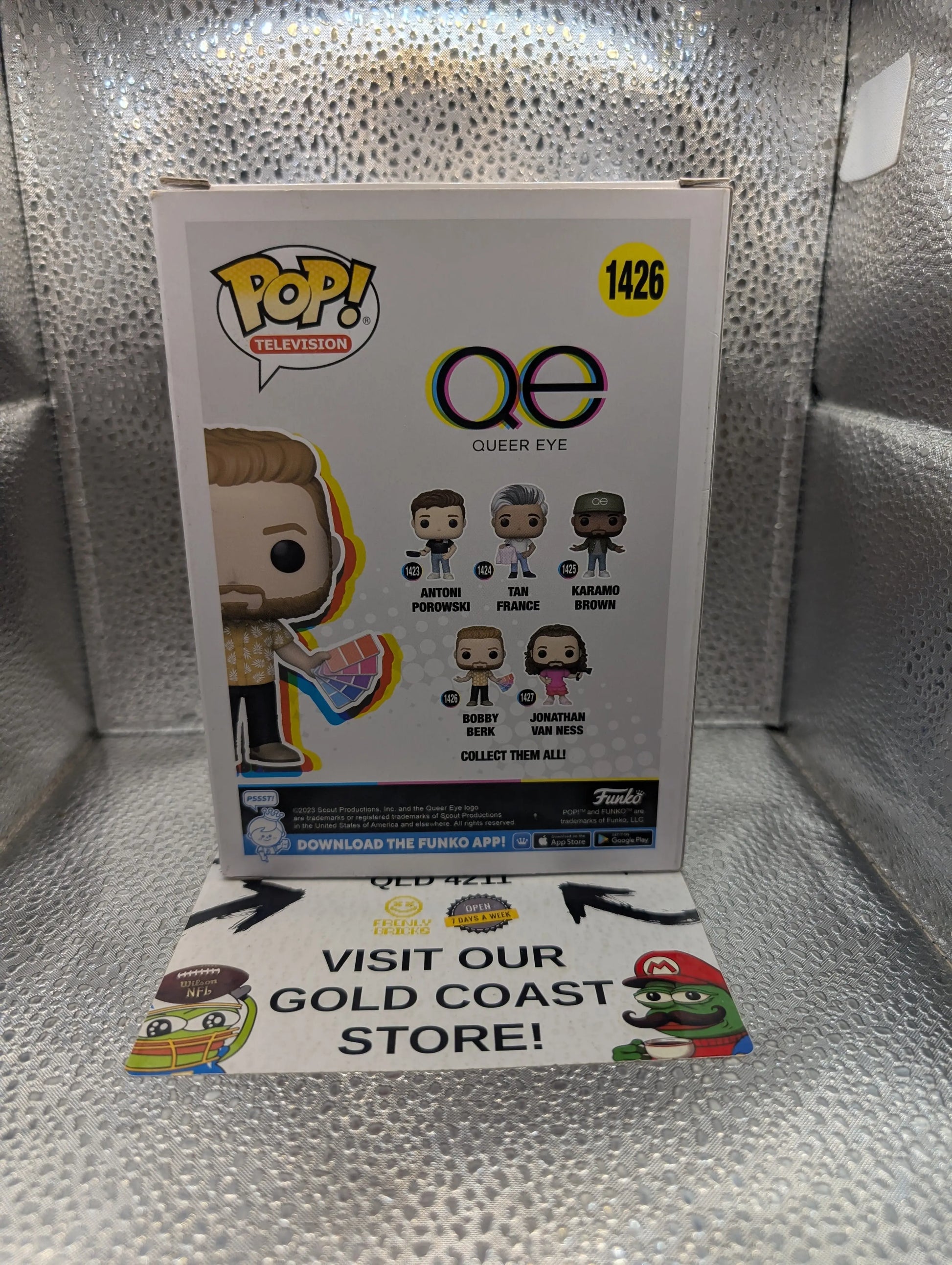 BOBBY BERK QUEER EYE 1426 Funko Pop Vinyl FRENLY BRICKS - Open 7 Days