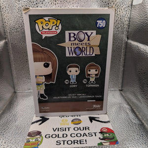 Funko POP! Television Boy Meets World #750 Topanga vaulted 2018 FRENLY BRICKS - Open 7 Days