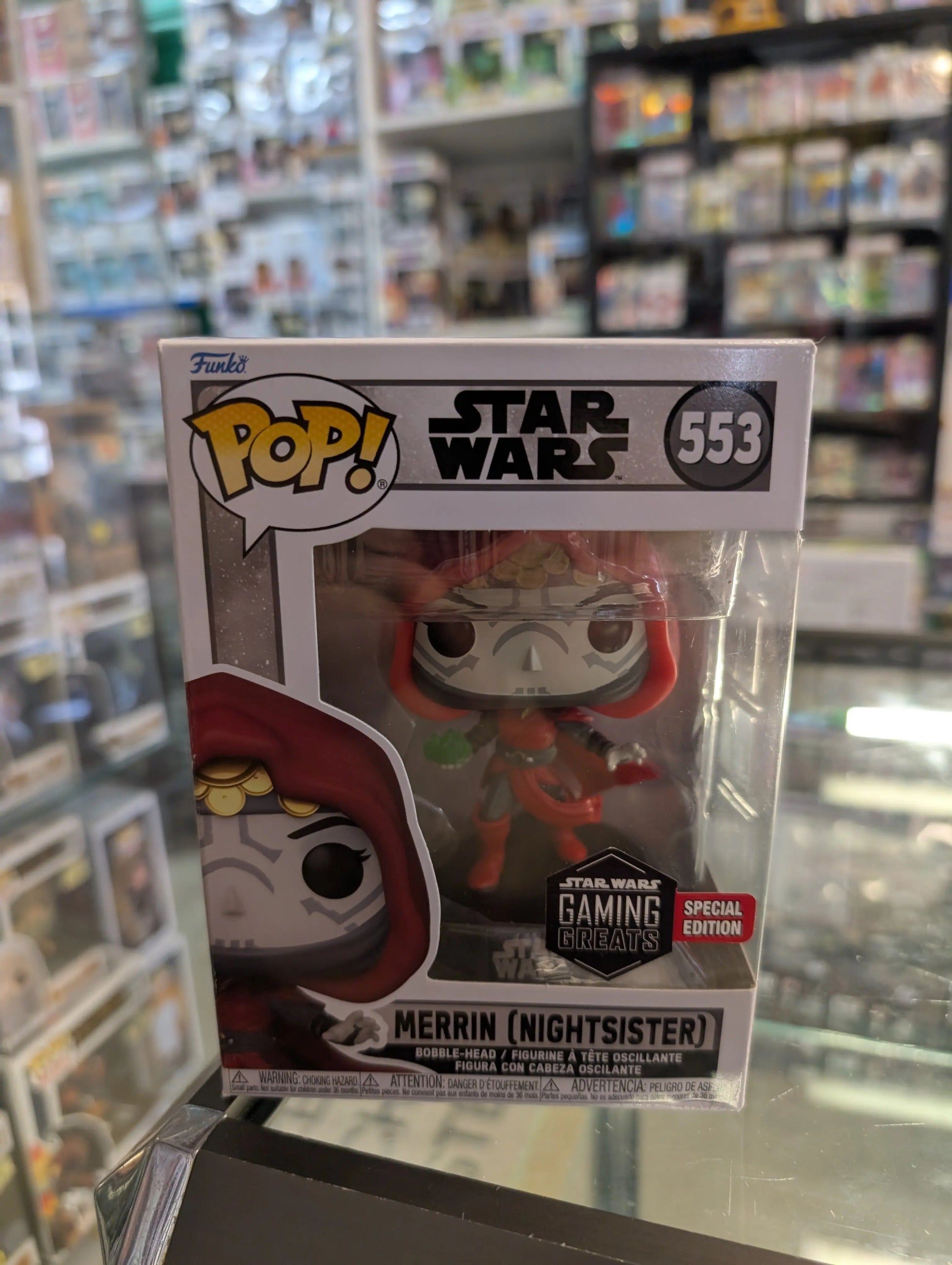 Star Wars Merrin Nightsister US Exclusive Pop! Vinyl Collectable 553 FRENLY BRICKS - Open 7 Days