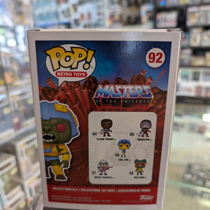 FUNKO POP 2021 RETRO TOYS MOTU # 92 SNAKE MAN AT ARMS 4.5