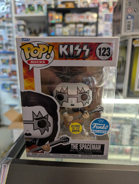 Funko Pop! The Spaceman (Glow) - KISS 123 (Funko Exclusive) FRENLY BRICKS - Open 7 Days