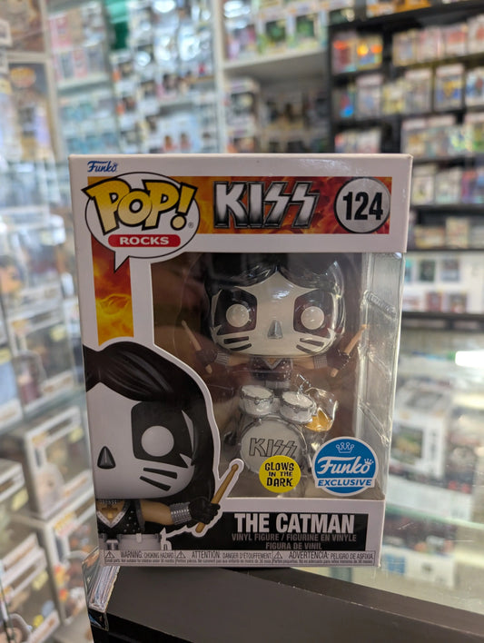 KISS - The Catman Glow in the Dark Pop! Vinyl Figure 124 FE FRENLY BRICKS - Open 7 Days