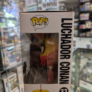 Conan O'Brien - Conan Luchador SE Exclusive Pop! Vinyl 23 FRENLY BRICKS - Open 7 Days