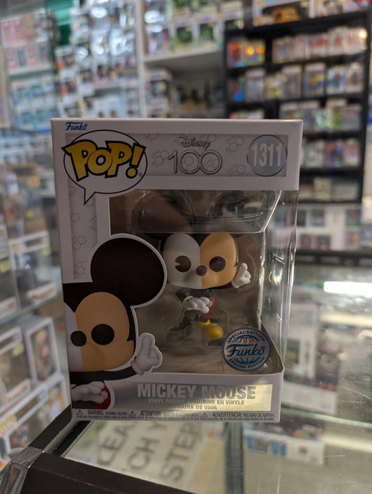 Funko Pop! Disney 100 Mickey Split Color #1311 Special Edition FRENLY BRICKS - Open 7 Days