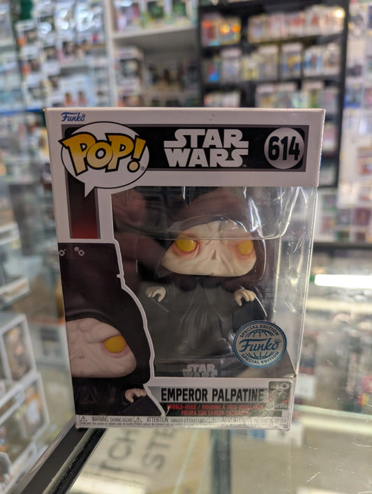 Emperor Palpatine 614 ~ Star Wars: Epi VI - Return of the Jedi ~ Funko Pop Vinyl FRENLY BRICKS - Open 7 Days