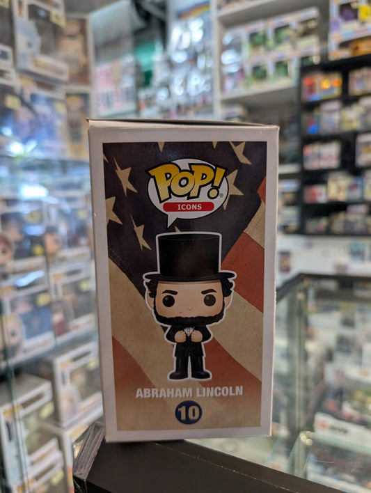 Funko Pop Icons American History Abraham Lincoln #10 Vinyl Figure FRENLY BRICKS - Open 7 Days