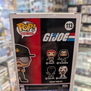 G.I. Joe Sgt. Slaughter NYCC Exclusive Pop! Vinyl Figure #113 WWE WWF 2022 FRENLY BRICKS - Open 7 Days