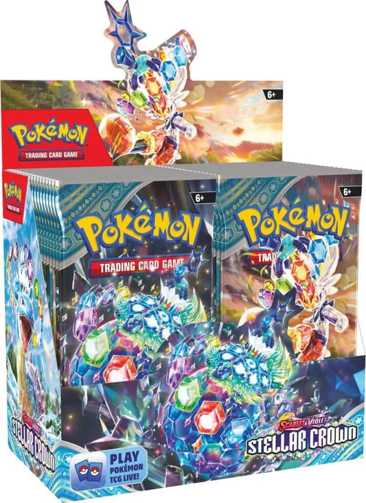 POKÉMON TCG Scarlet & Violet 7 Stellar Crown Booster Box FRENLY BRICKS - Open 7 Days