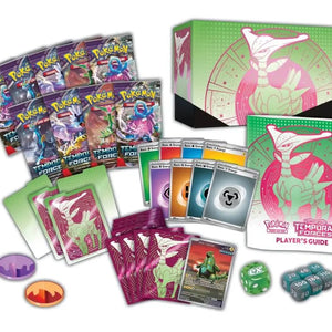 POKÉMON TCG Scarlet & Violet 5 Temporal Forces Elite Trainer Box - Iron Leaves FRENLY BRICKS - Open 7 Days