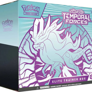 POKÉMON TCG Scarlet & Violet 5 Temporal Forces Elite Trainer Box - Walking Wake FRENLY BRICKS - Open 7 Days