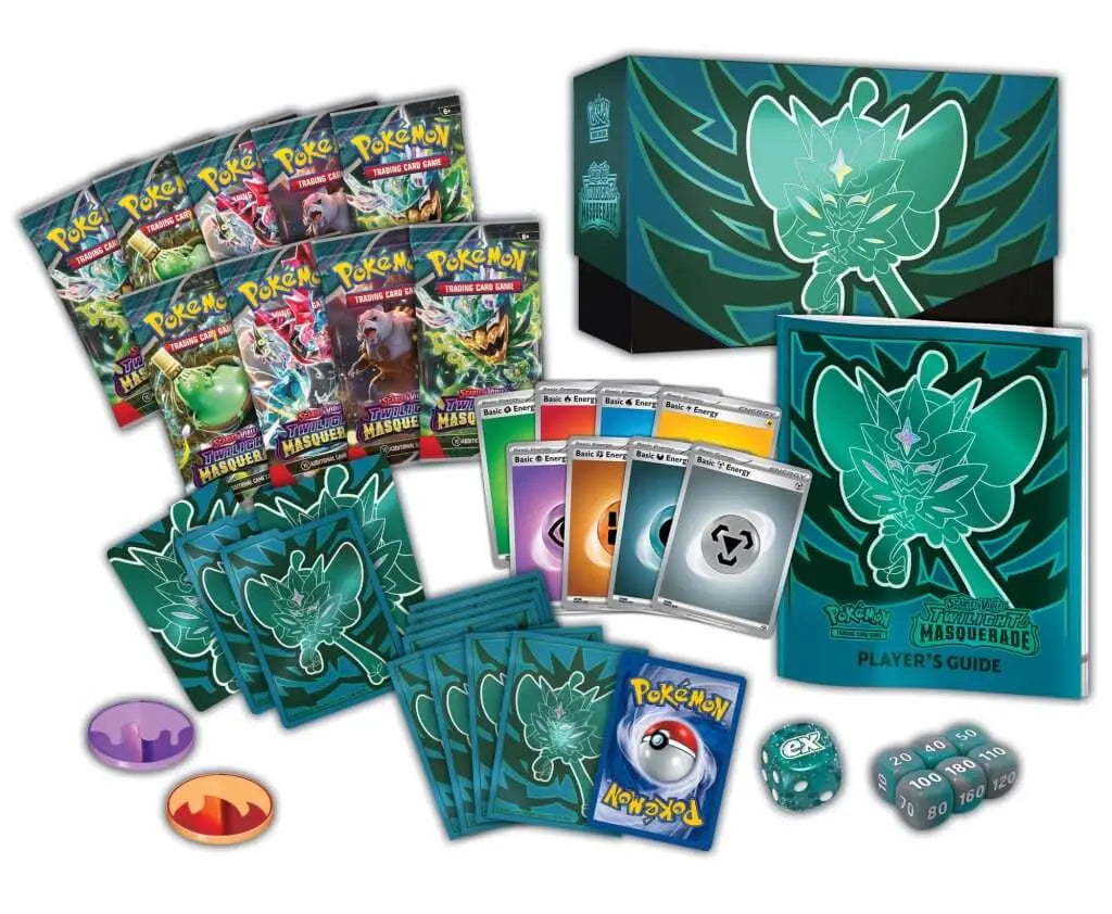 POKÉMON TCG Scarlet & Violet 6 Twilight Masquerade Elite Trainer Box FRENLY BRICKS - Open 7 Days