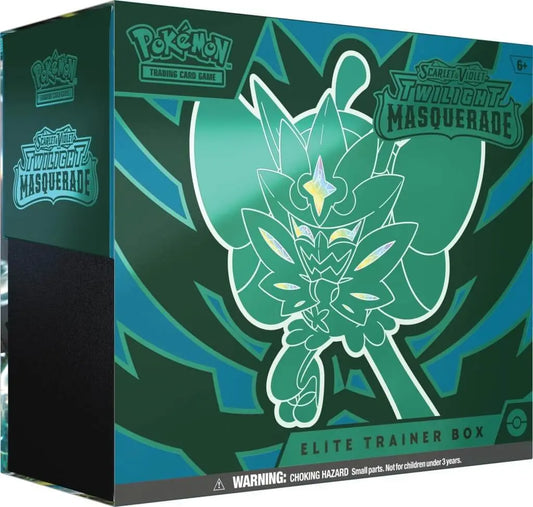 POKÉMON TCG Scarlet & Violet 6 Twilight Masquerade Elite Trainer Box FRENLY BRICKS - Open 7 Days