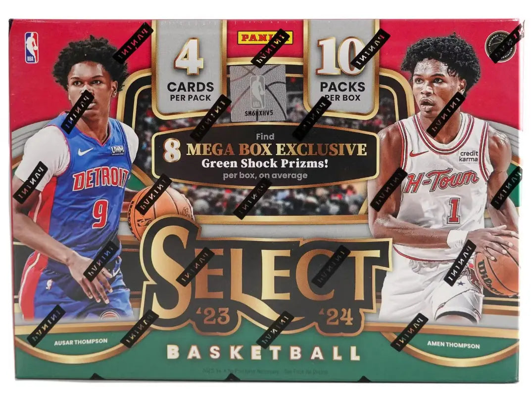 2023-24 Panini Select Basketball Hobby Mega Box (Green Shock Prizms) FRENLY BRICKS - Open 7 Days