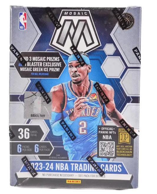 2023-24 Panini Mosaic Basketball 6-Pack Hobby Blaster Box FRENLY BRICKS - Open 7 Days