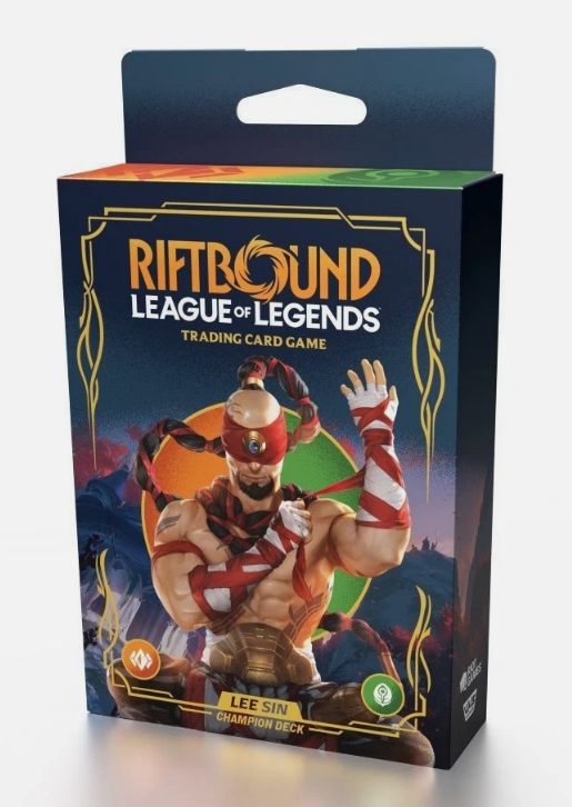 Riftbound League of Legends TCG Origins Lee Sin Champion Deck FRENLY BRICKS - Open 7 Days