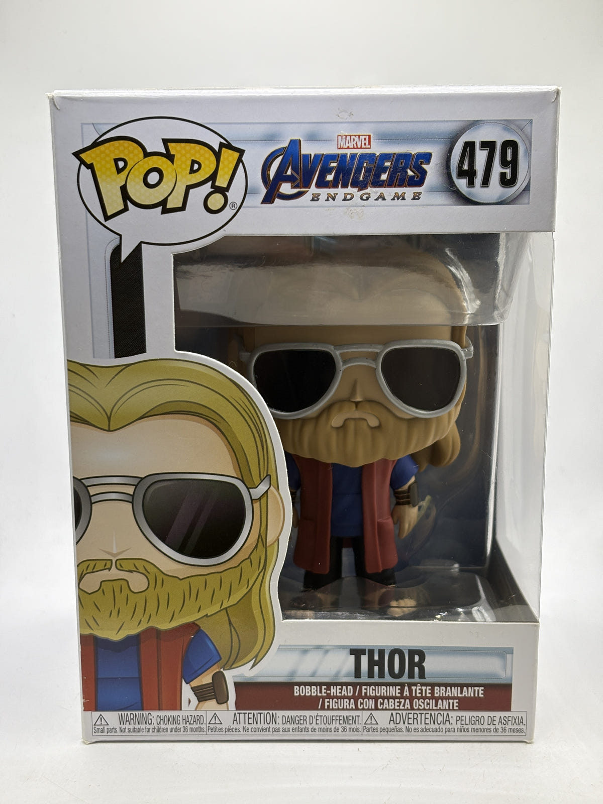 Funko POP! Marvel Avengers Endgame #479 Thor Bobble-Head — front image 1