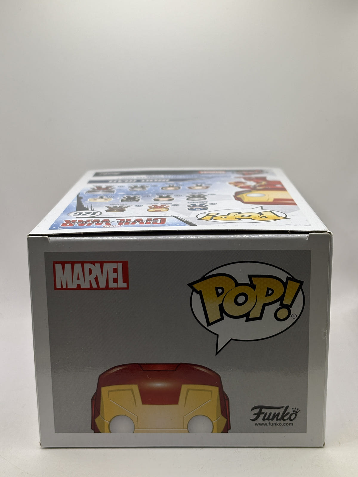 Funko POP! Marvel Captain America Civil War #126 Iron Man Bobble-Head - Box DMG — top image 5