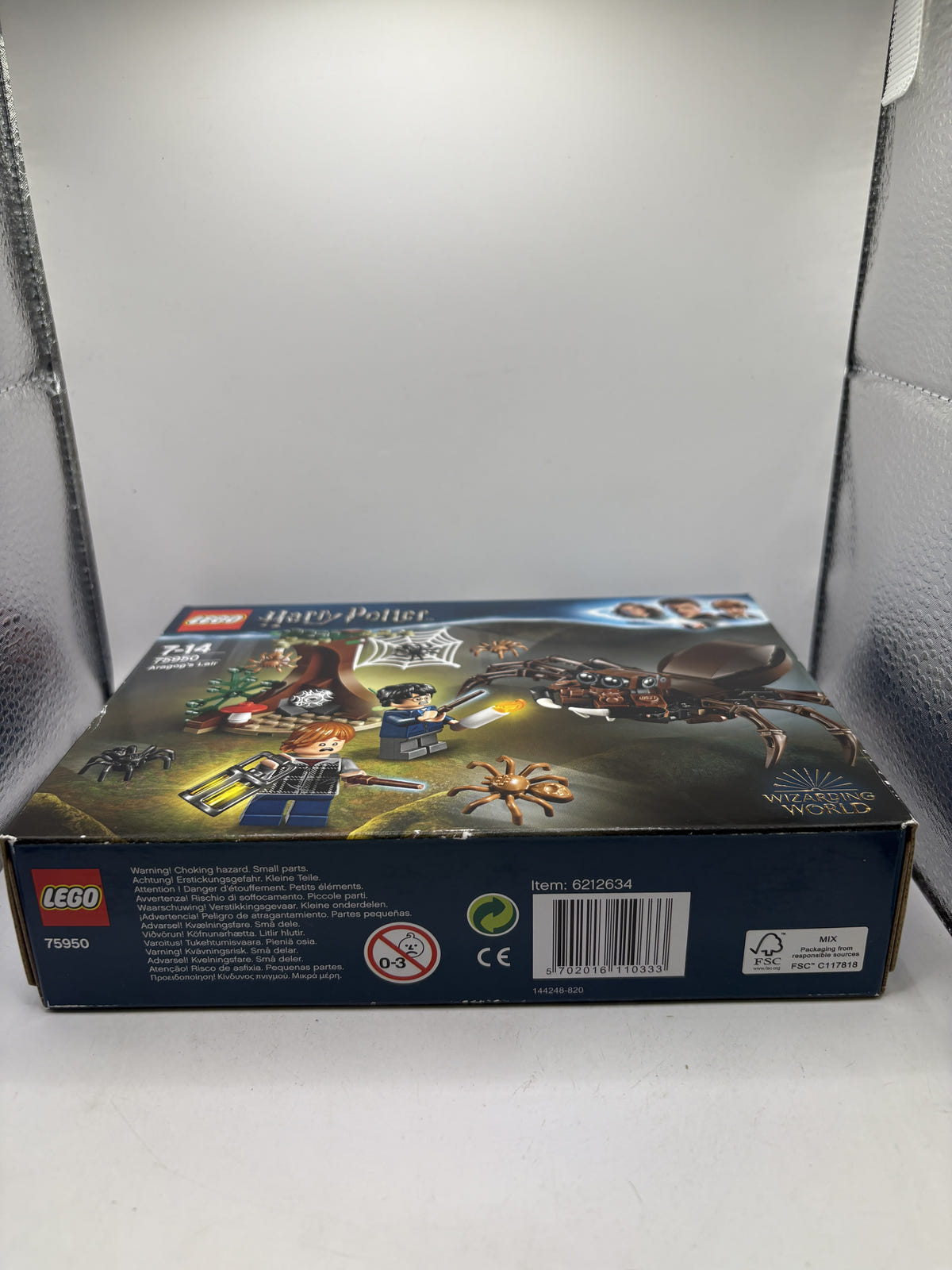 LEGO 75950 - Harry Potter Aragog's Lair - Box DMG — bottom image 6