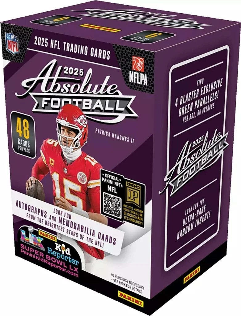 Panini NFL Absolute Football Blaster 2025 FRENLY BRICKS - Open 7 Days image 1