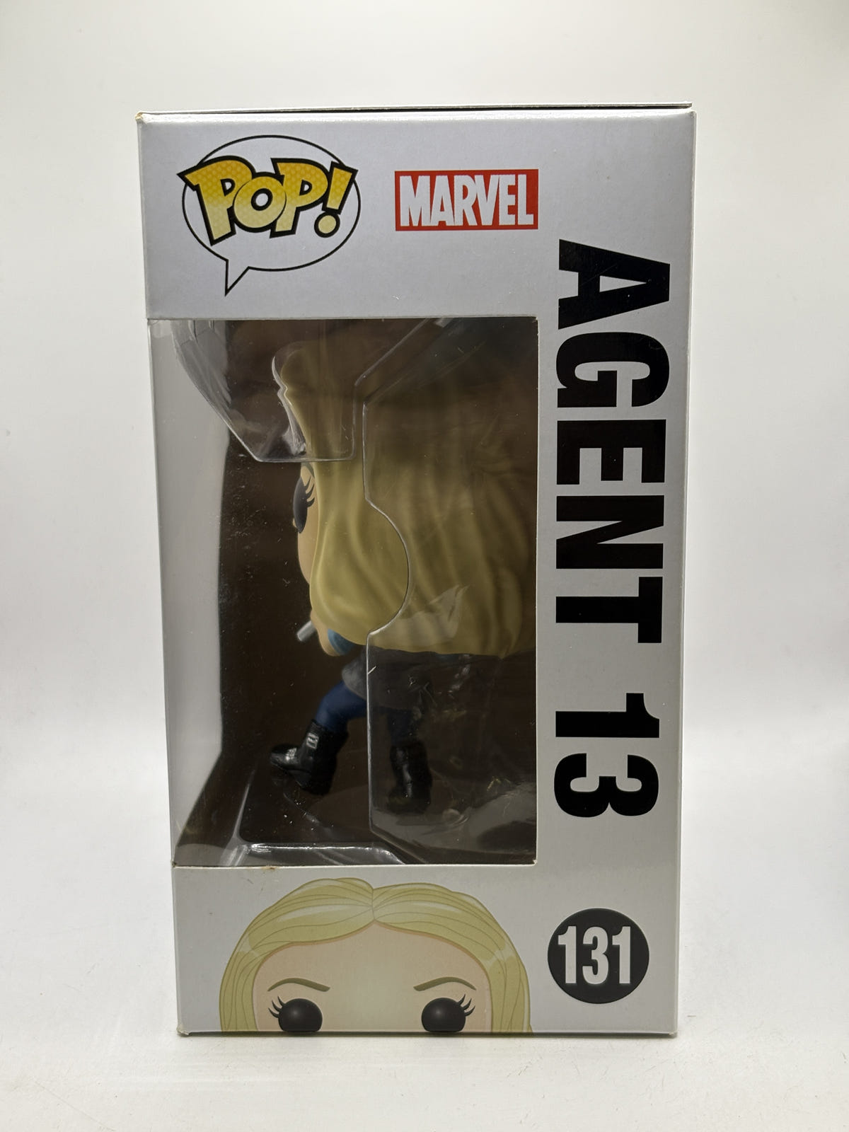 Funko POP! Marvel Captain America Civil War #131 Agent 13 Bobble-Head - Box DMG — right image 2