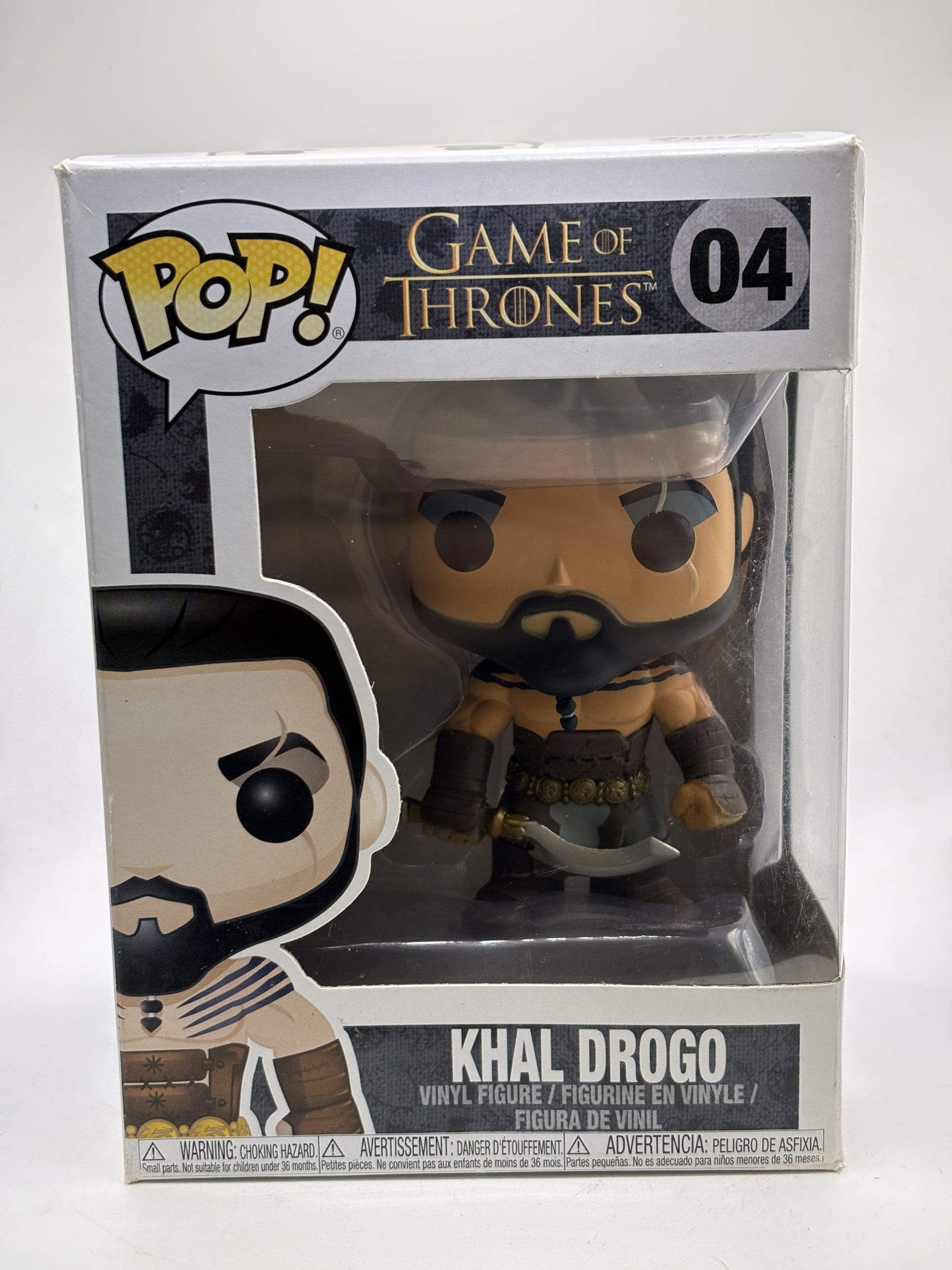 Funko POP! Game of Thrones #04 Khal Drogo Vinyl Figure - Box DMG — front image 1