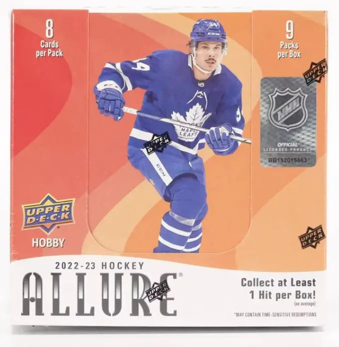 2022-23 Upper Deck Allure Hockey Hobby Box FRENLY BRICKS - Open 7 Days