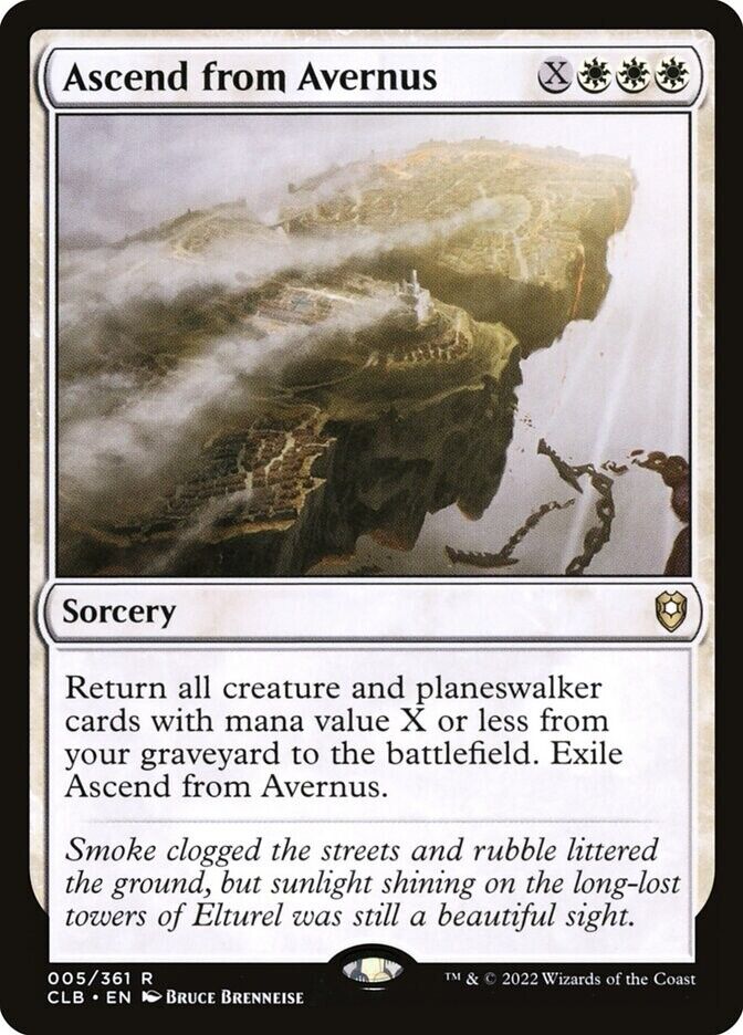 MTG Ascend from Avernus 005 CLB NM/M Unplayed Rare Sorcery FRENLY BRICKS - Open 7 Days