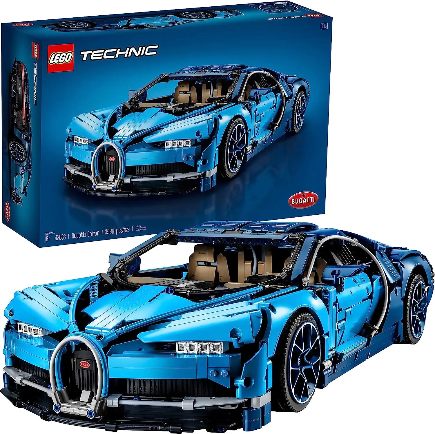 LEGO Technic Bugatti Chiron 42083 - FRENLY BRICKS - Open 7 Days