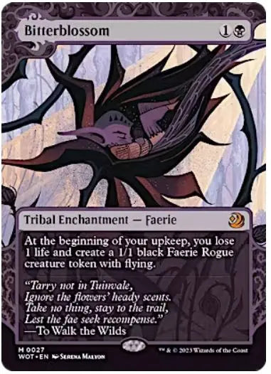 Bitterblossom (0027) Wilds of Eldraine Enchanting Tales 0027 FRENLY BRICKS - Open 7 Days