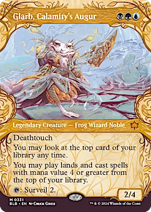 Bloomburrow Glarb, Calamity's Augur (0331 - Showcase) FRENLY BRICKS - Open 7 Days