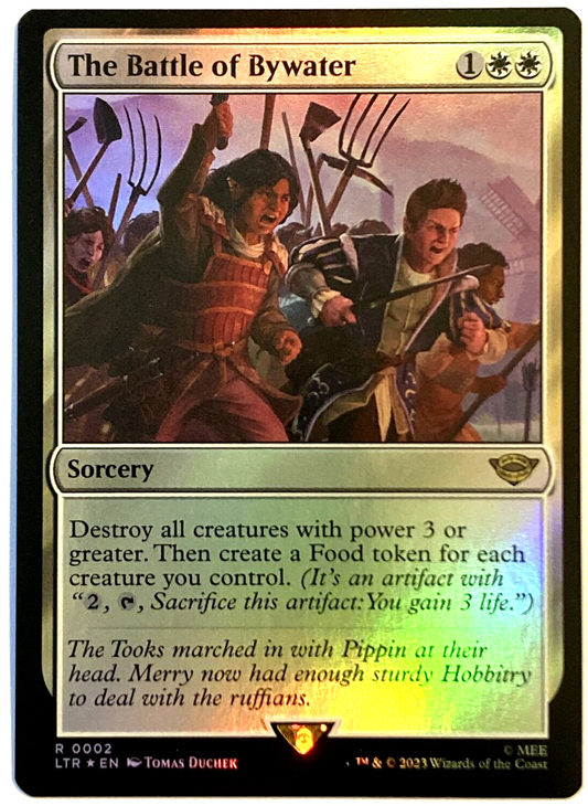 The Battle of Bywater (0002) Foil Magic the Gathering Card LOTR FRENLY BRICKS - Open 7 Days