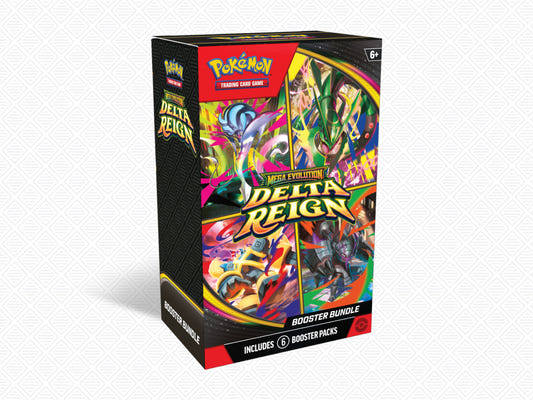 Pokémon TCG Mega Evolution Delta Reign Booster Bundle (6 packs), English