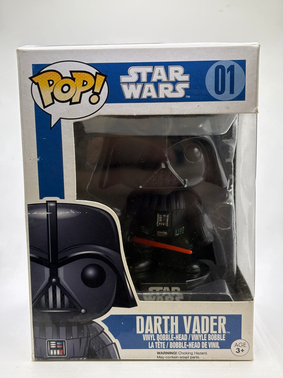 Funko POP! Star Wars #01 Darth Vader Vinyl Figure Light DMG front image 1