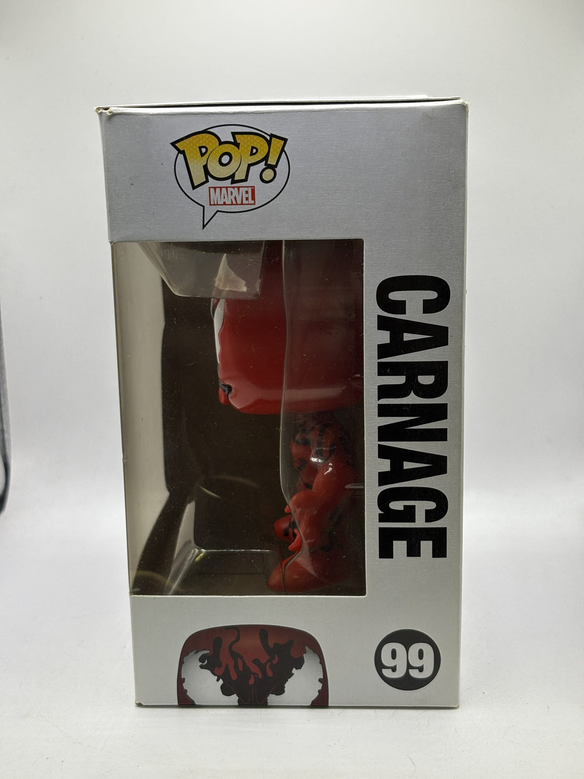 Funko POP! Marvel #99 Carnage Bobble-Head - Box DMG — right image 2