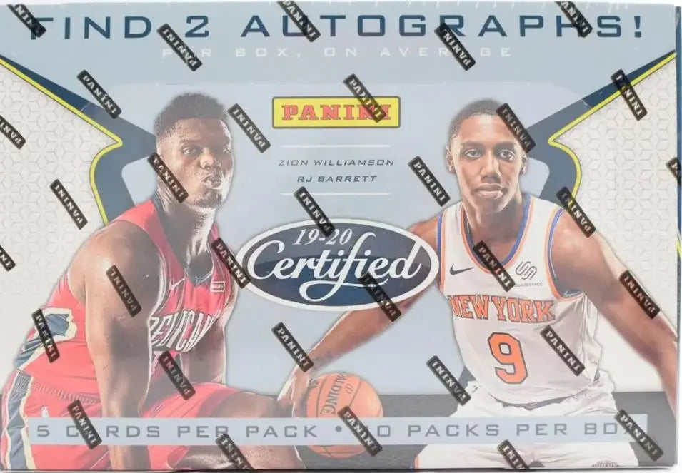 2019-20 Panini Certified Basketball Hobby Box FRENLY BRICKS - Open 7 Days