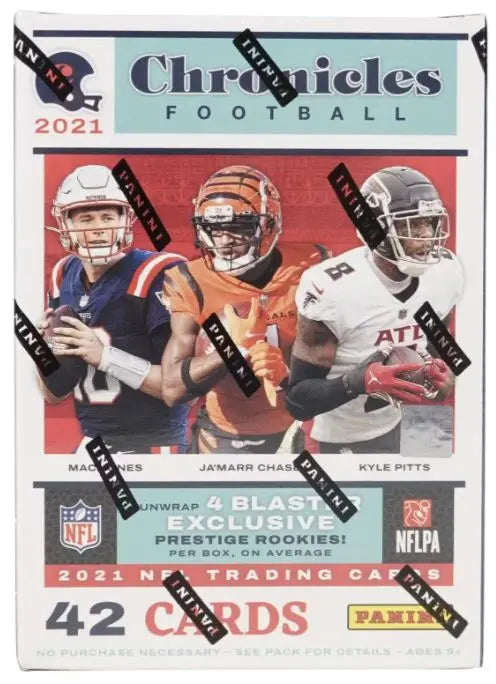 2021 Panini Chronicles Football 6-Pack Blaster Box (Prestige Rookies!) FRENLY BRICKS - Open 7 Days