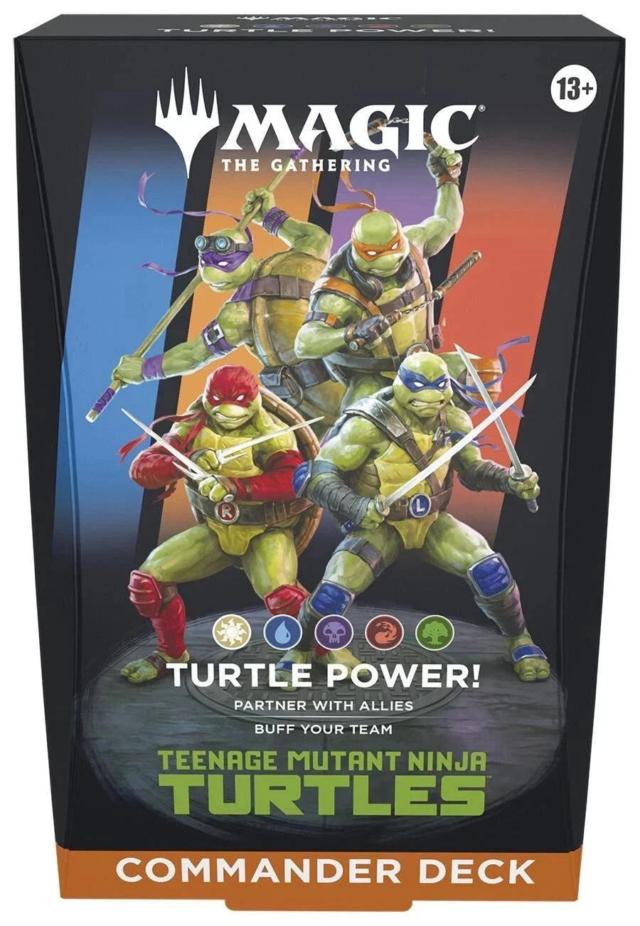 Magic the Gathering Teenage Mutant Ninja Turtles Turtle Power Commander Deck New FRENLY BRICKS - Open 7 Days image 1