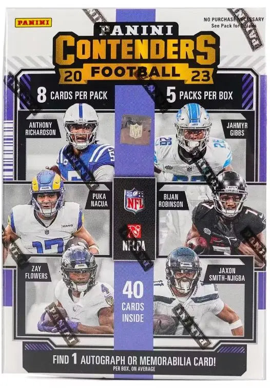 2023 Panini Contenders Football 5-Pack Hobby Blaster Box FRENLY BRICKS - Open 7 Days