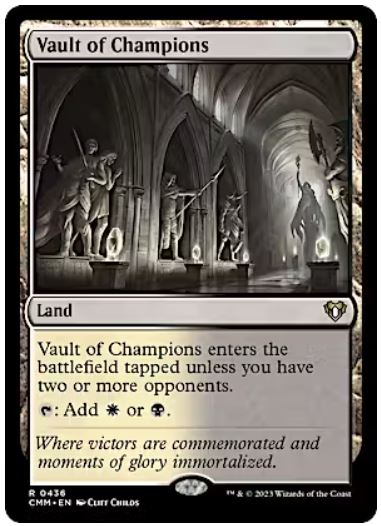 Vault of Champions Commander Masters (R) Collector #: 0436 FRENLY BRICKS - Open 7 Days