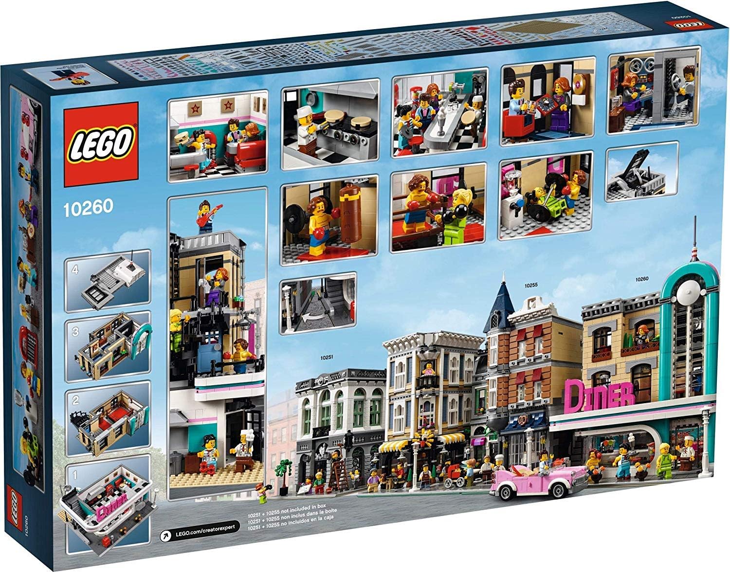 LEGO Creator: Downtown Diner (10260) FRENLY BRICKS - Open 7 Days