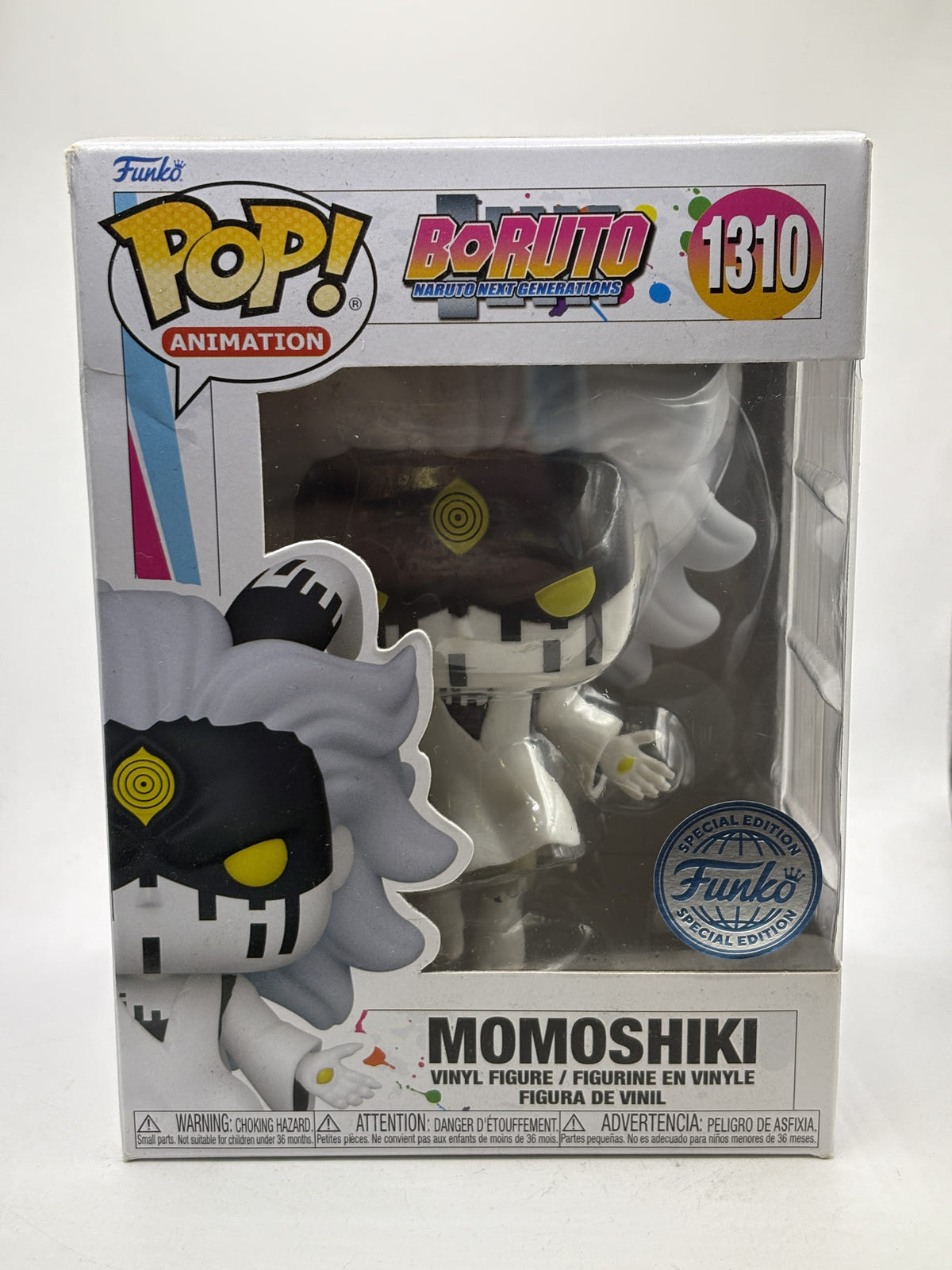 Funko POP! Animation Boruto Naruto Next Generations #1310 Momoshiki Vinyl Figure Special Edition - Box DMG — front image 1