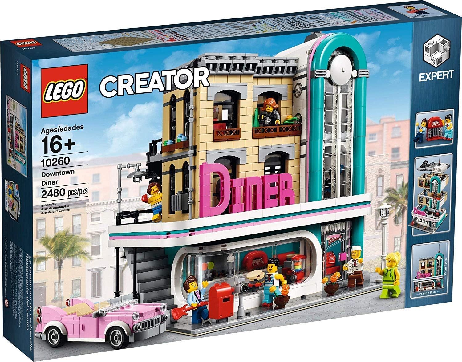 LEGO Creator: Downtown Diner (10260) FRENLY BRICKS - Open 7 Days