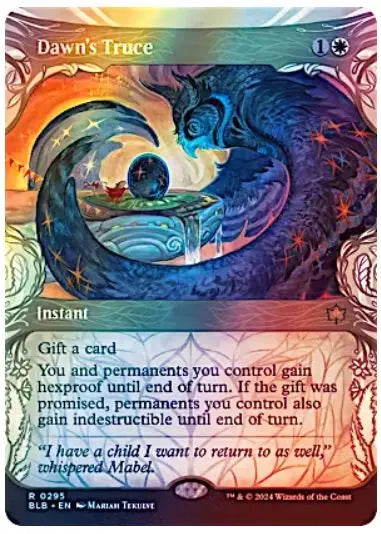 Dawn's Truce (0295 - Showcase) Bloomburrow 0295 FRENLY BRICKS - Open 7 Days