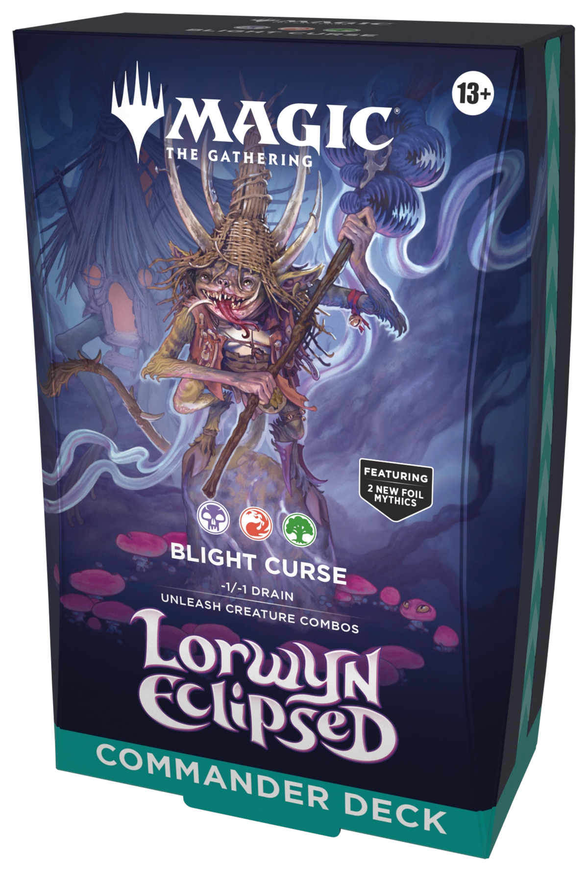 Magic: The Gathering Lorwyn Eclipsed Commander Deck Blight Curse official product image image 1