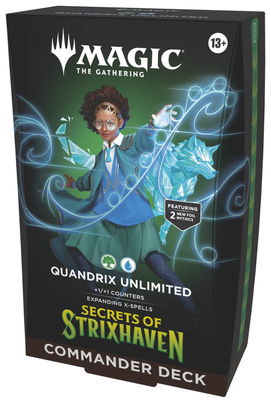 Secrets of Strixhaven Commander Deck Quandrix Unlimited