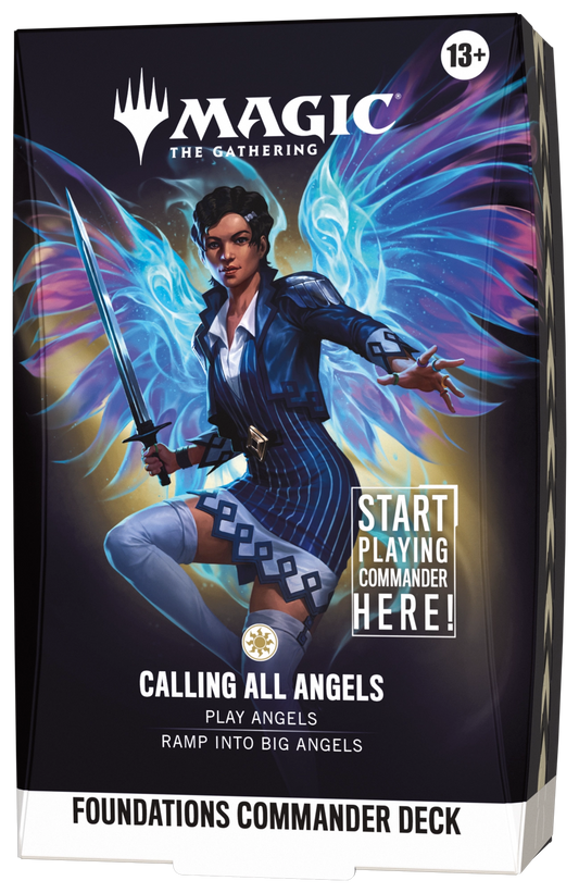Magic: The Gathering Foundations Commander Deck Calling All Angels official product image
