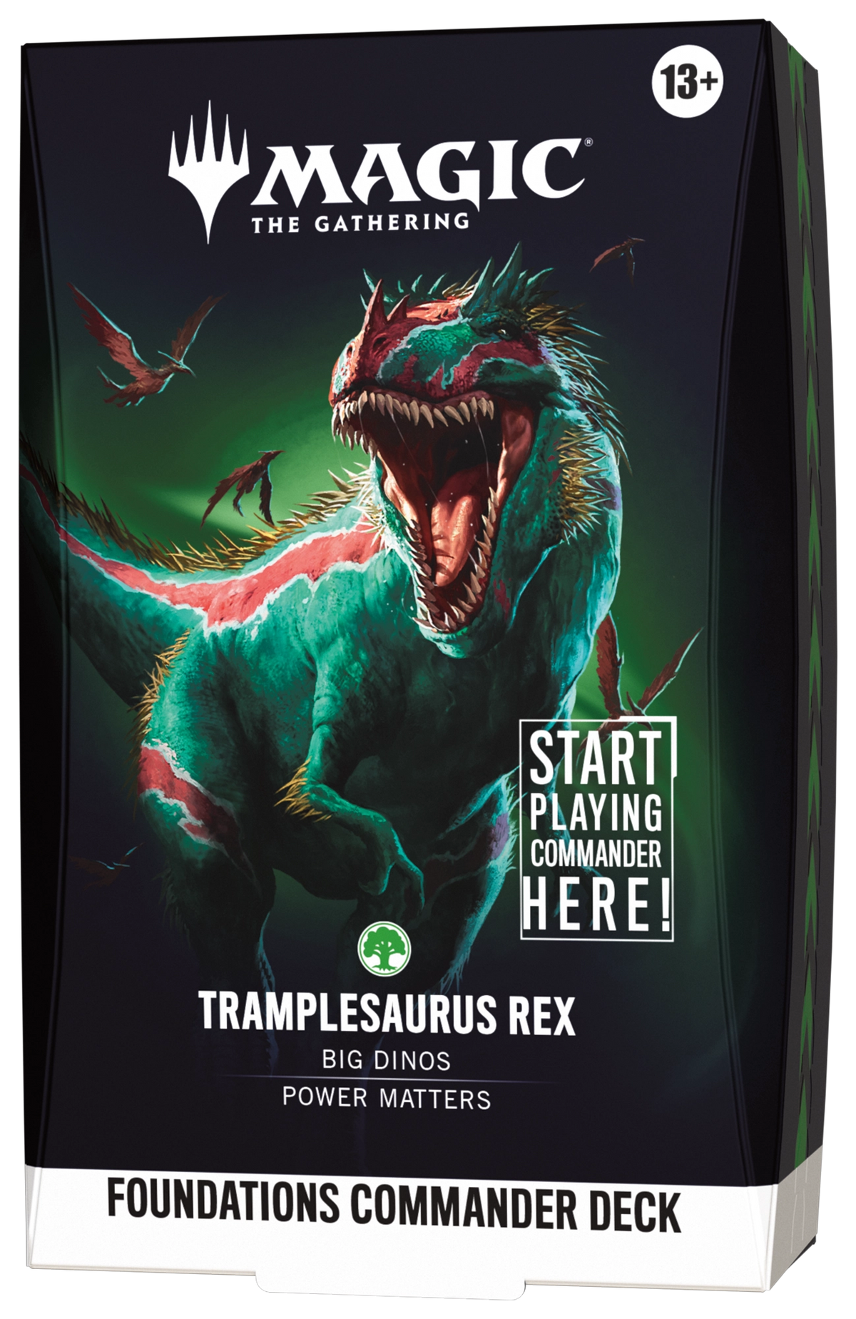Magic: The Gathering Foundations Commander Deck Tramplesaurus Rex official product image image 1