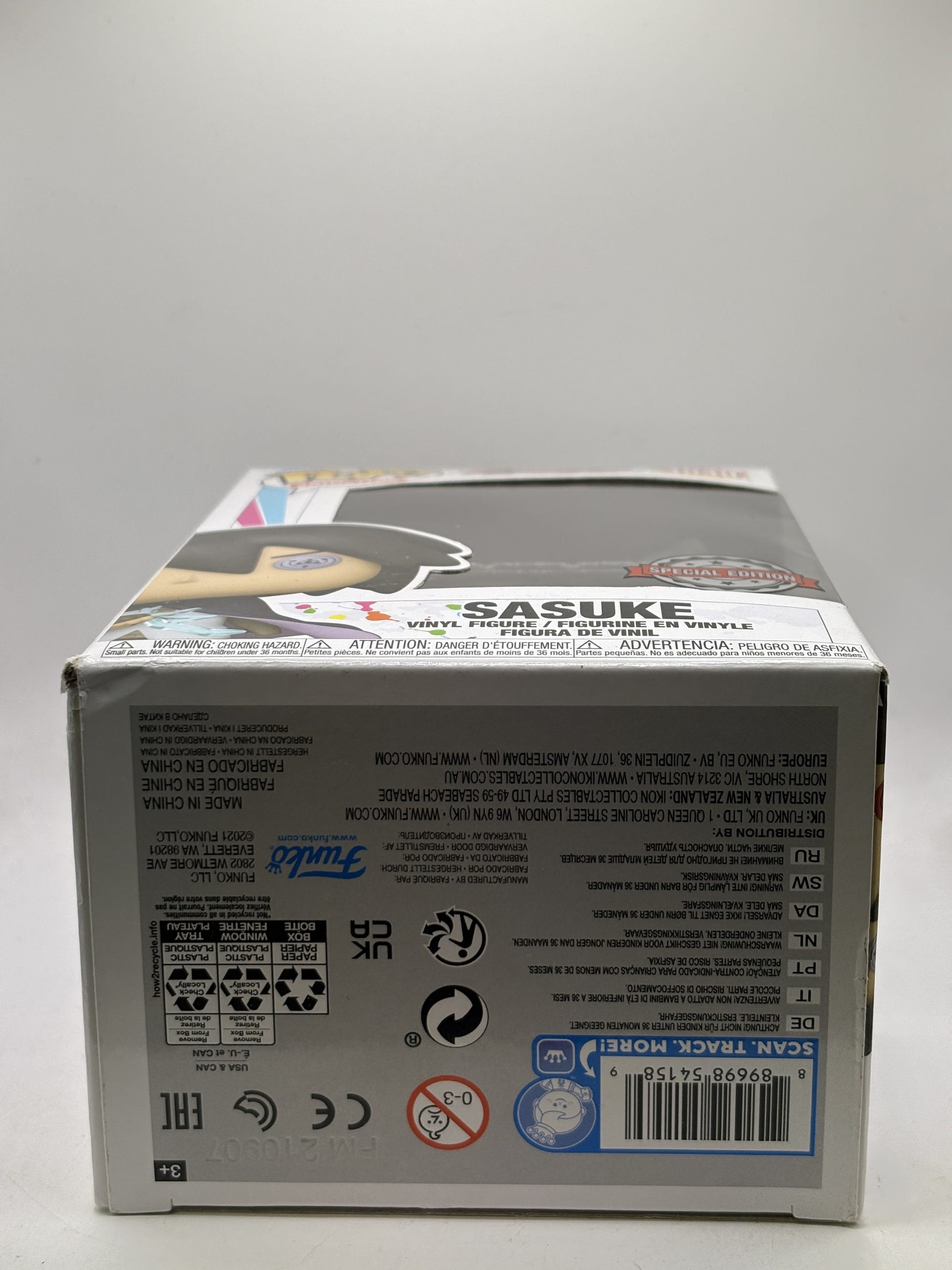 Funko POP! Animation Boruto Naruto Next Generations #1040 Sasuke Vinyl Figure Special Edition - Box DMG — bottom image 6